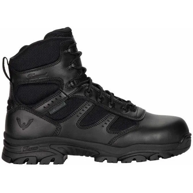 Thorogood Men's The Deuce 6" Waterproof Side Zipper Duty Boot - Black - 834-6218