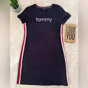 Tommy Hilfiger Women's Tee Dress With Side Stripes