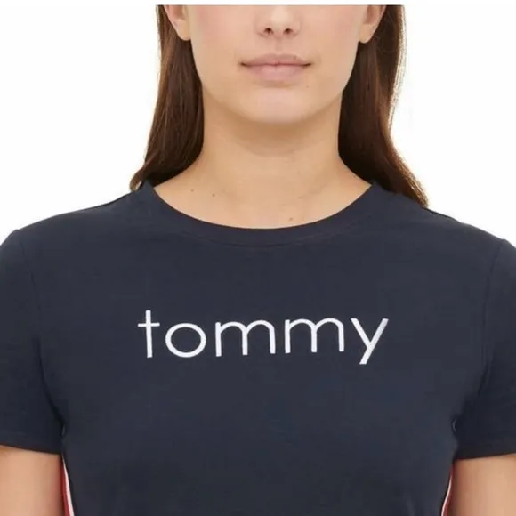 Tommy Hilfiger Women's Tee Dress With Side Stripes