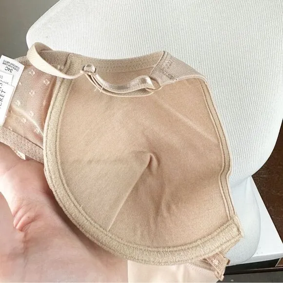 Victorias Secret Vintage 90s Nude Demi Bra NEW 34C