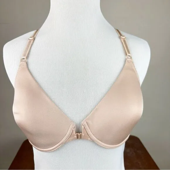 Victorias Secret Vintage 90s Nude Demi Bra NEW 34C