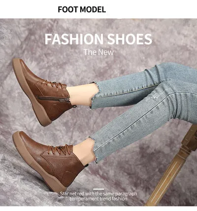 Vintage British Style Casual Martin Boots