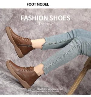 Vintage British Style Casual Martin Boots