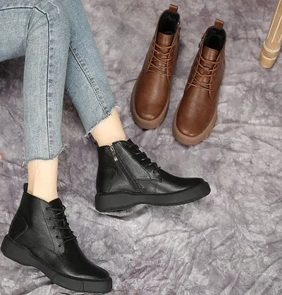 Vintage British Style Casual Martin Boots