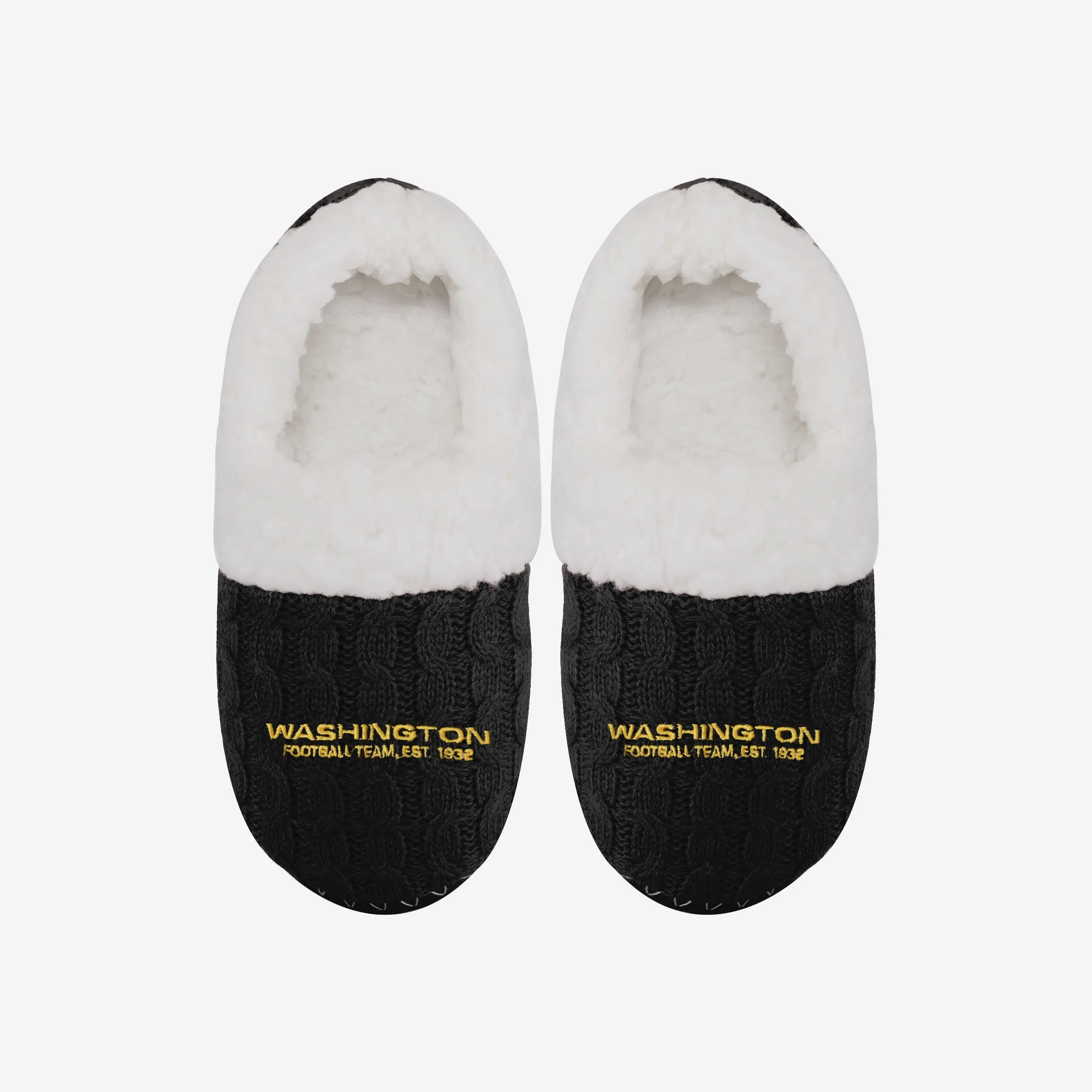 Washington Commanders Womens Team Color Moccasin Slipper