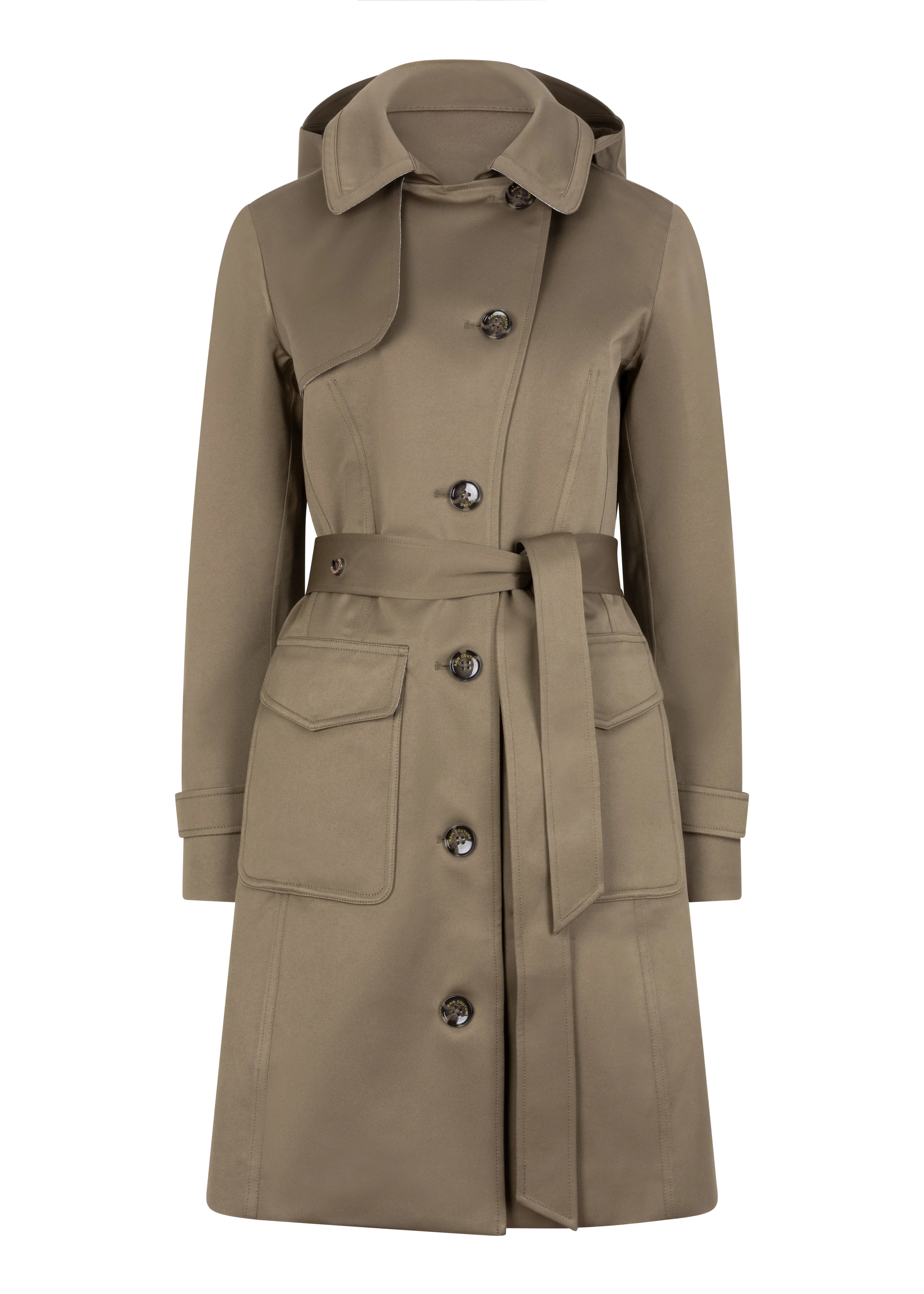 Waterproof Tailored To Fit Trenchcoat  | Light Green