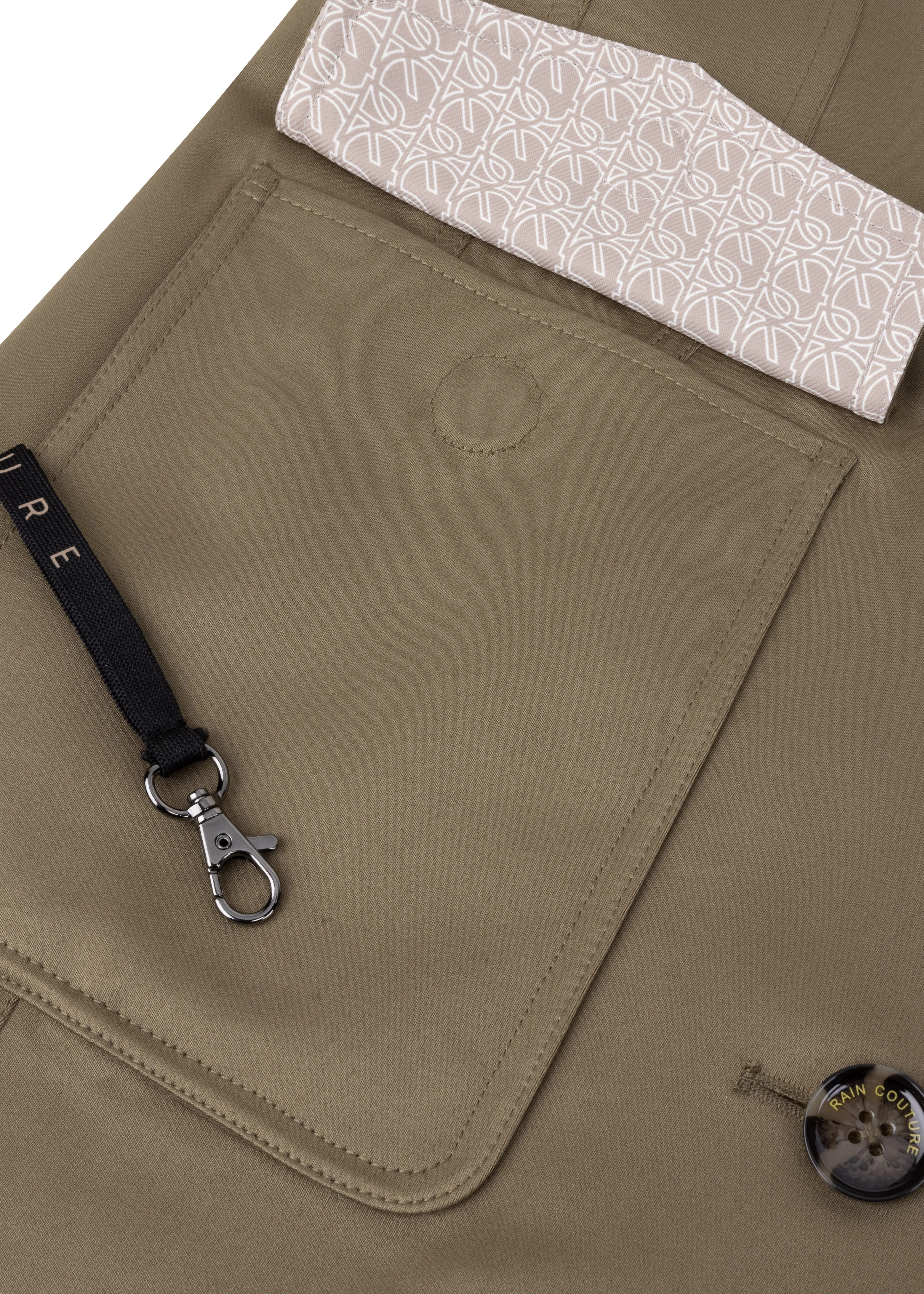Waterproof Tailored To Fit Trenchcoat  | Light Green