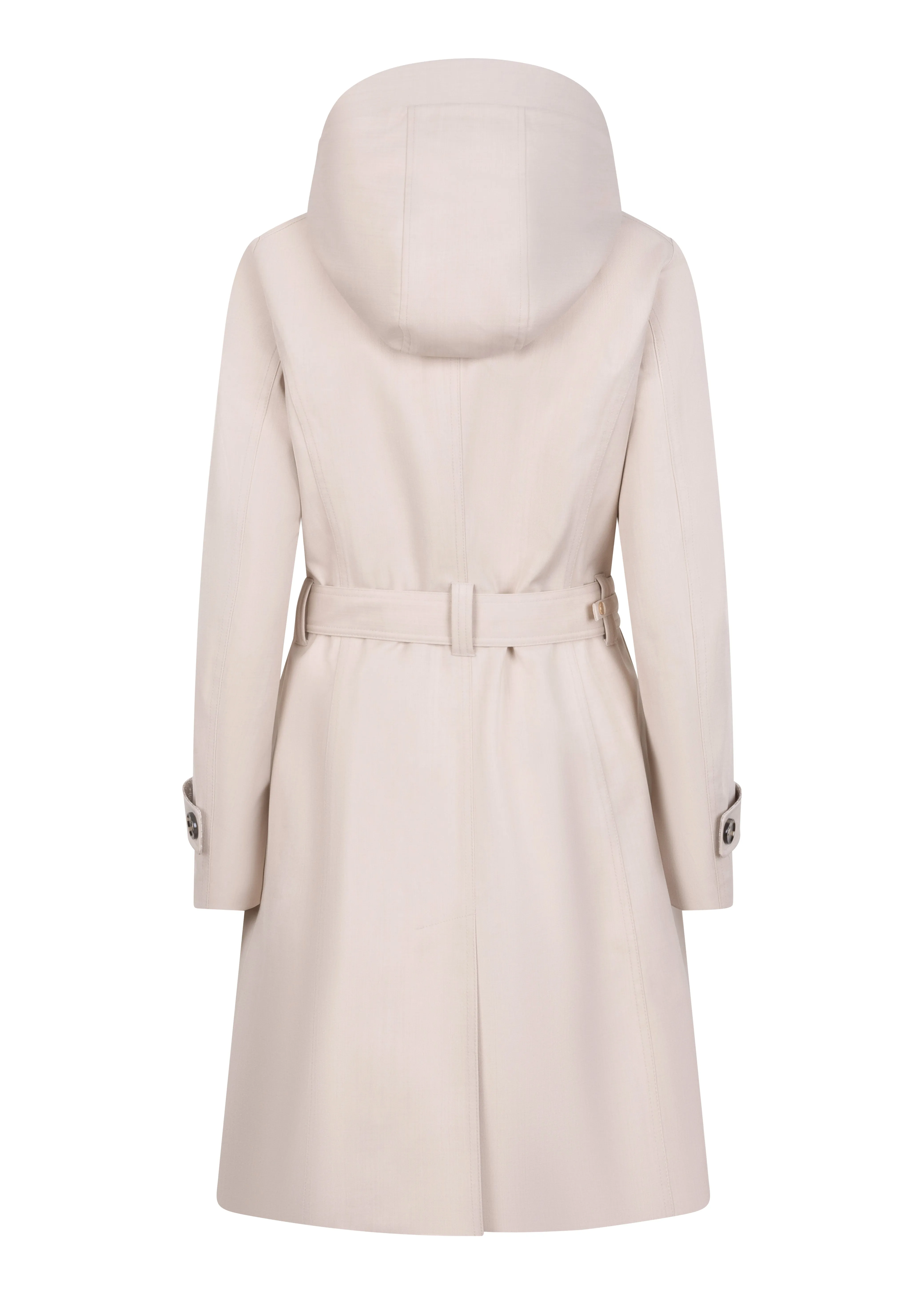 Waterproof Tailored To Fit Trenchcoat  | Sandy Melange