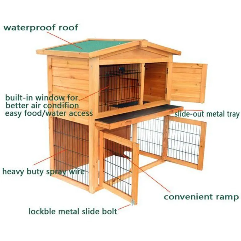 Waterproof Wooden Small Pet House