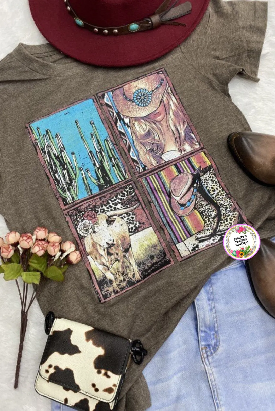WESTERN FRAME TEE- 32