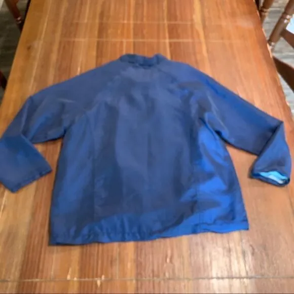 Willow Ridge Silk Tracksuit Blue White M Petite