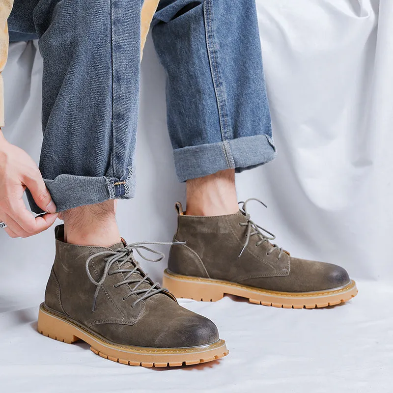 Winter Lace Up Cowboy Boots