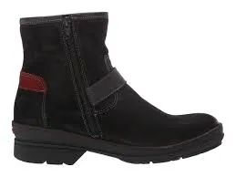 WOLKY NITRA BLACK SUEDE WATERPROOF