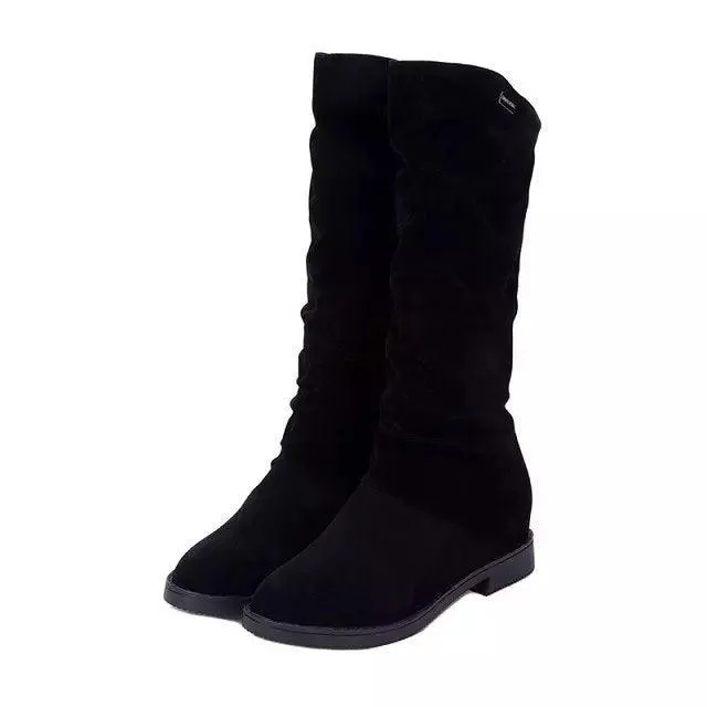 Women's Anti Slip Boots With Thick Heels In Autumn and Winter