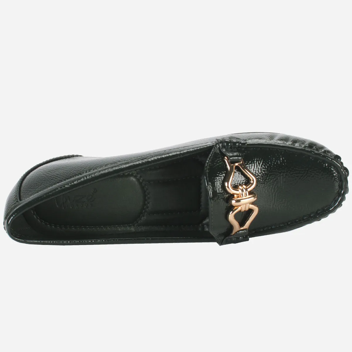 Womens "ALORA" High Wedge Comfy Moccasins