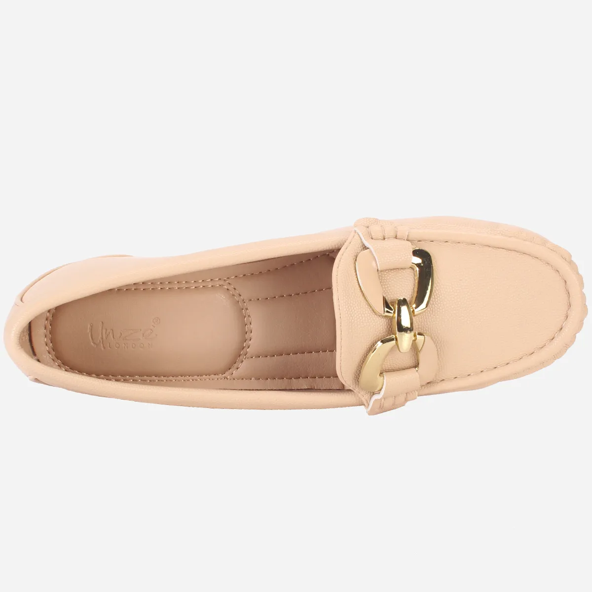 Womens "AMIYA" High Wedge Comfy Moccasins