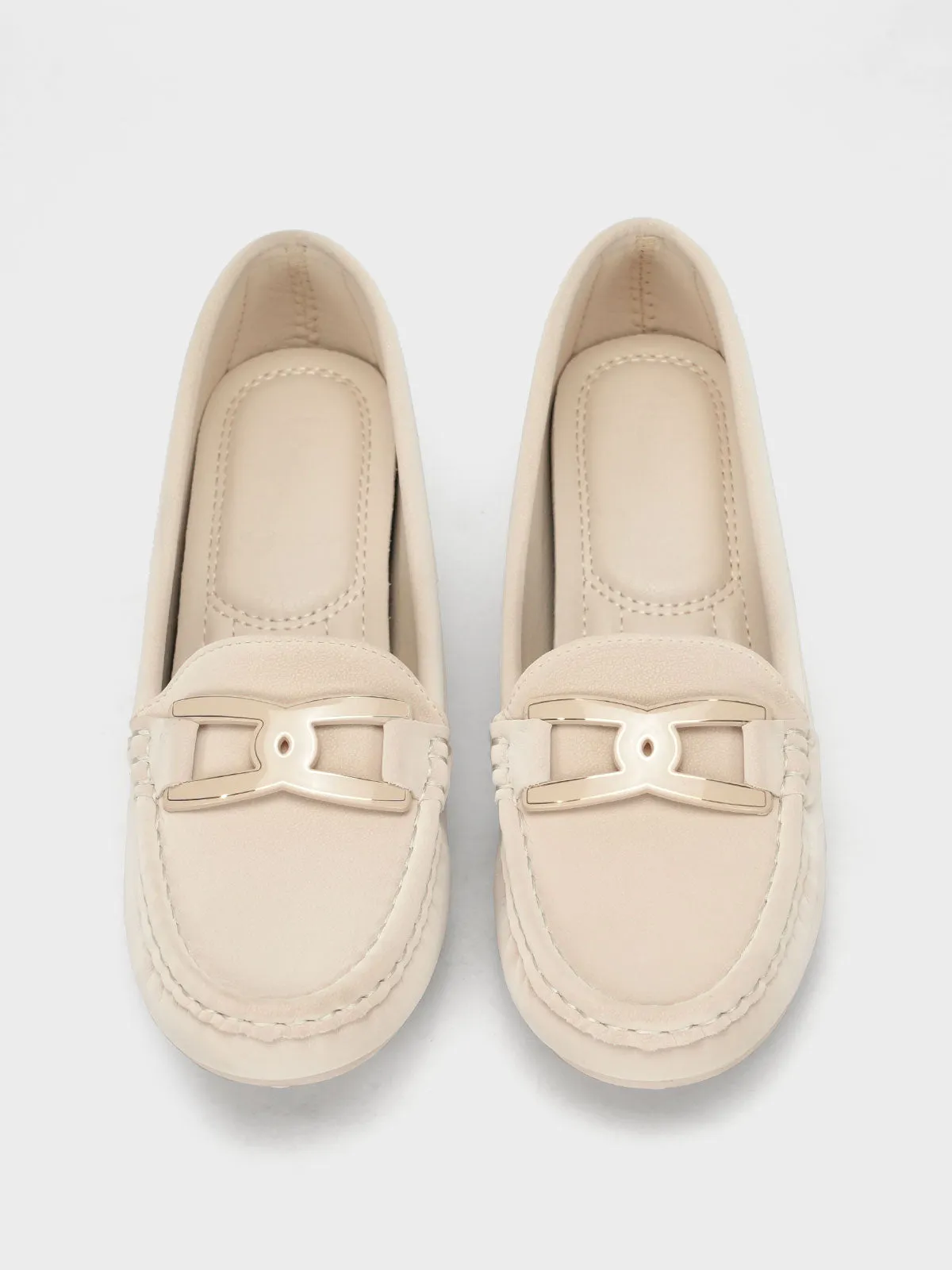 Womens "CZARINA" Comfy Wedge Moccasins
