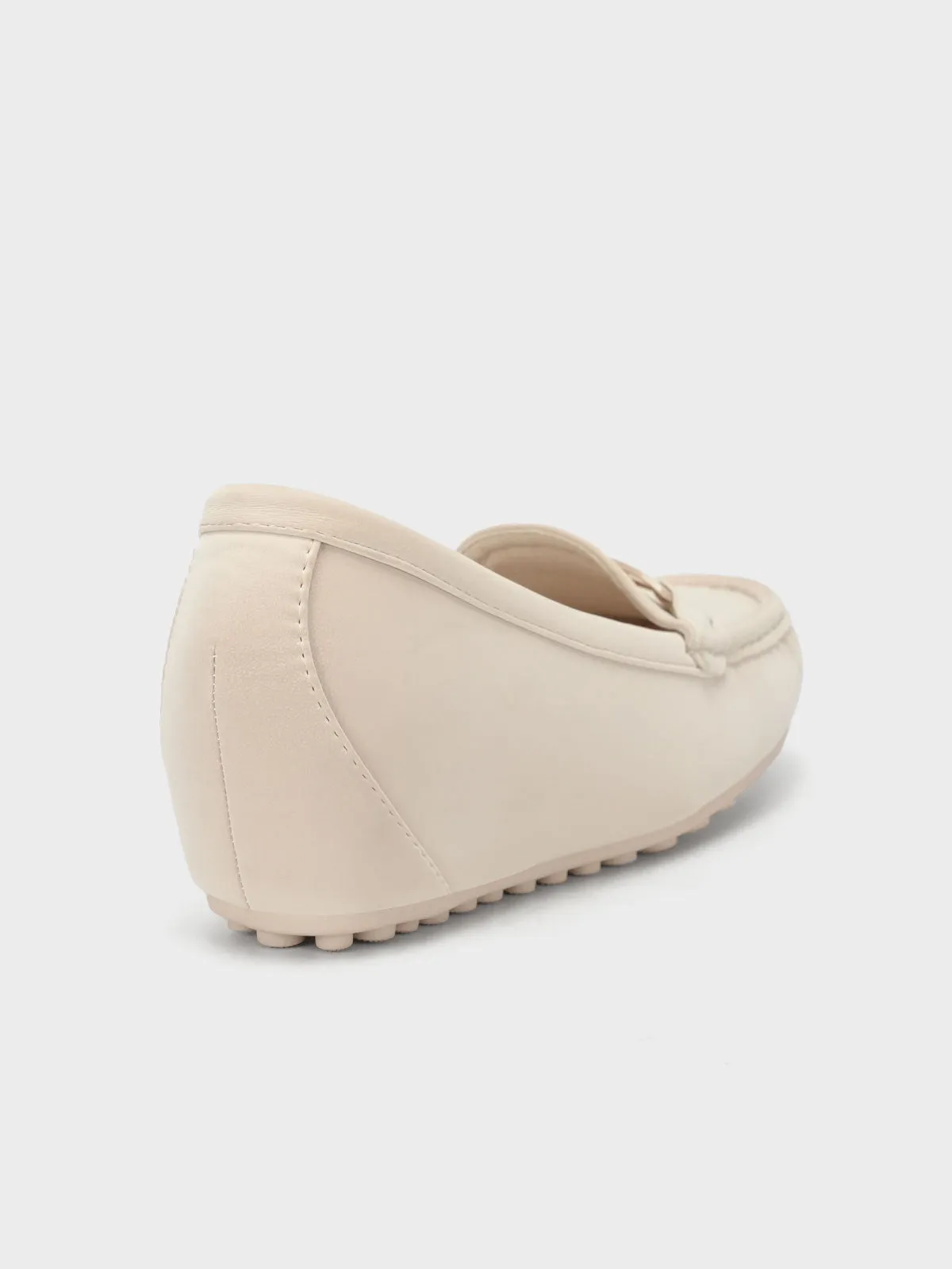 Womens "CZARINA" Comfy Wedge Moccasins