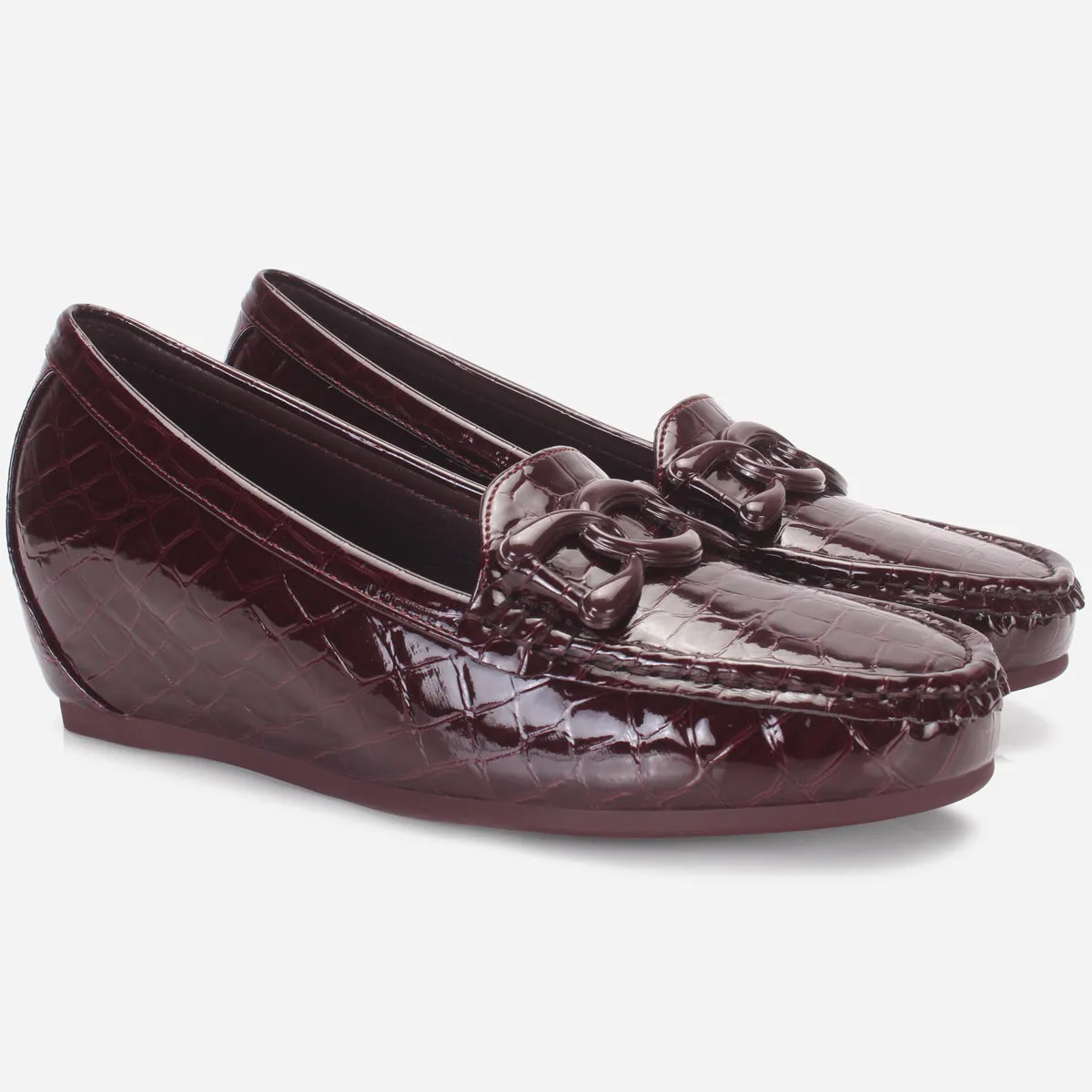 Women's "KIMCHY" Wedge Comfy Slide In Moccasins