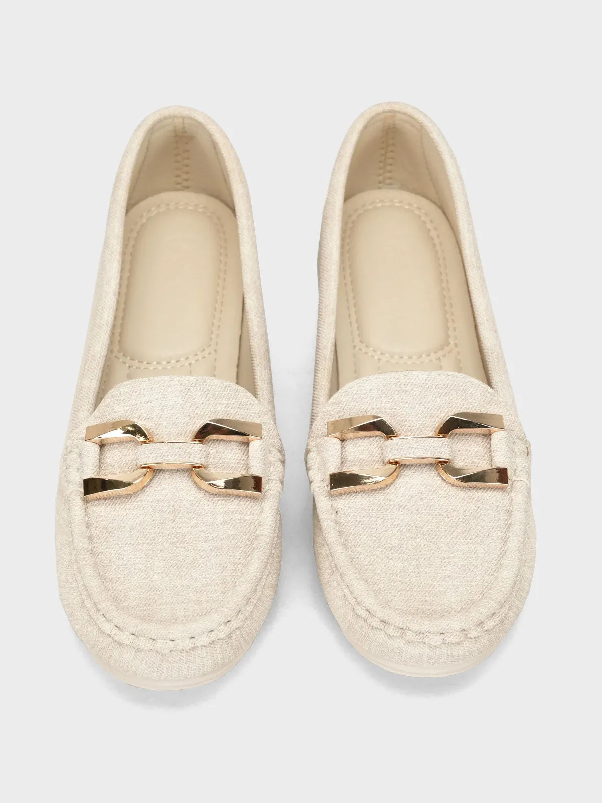 Womens "SUTARA" Comfy Buckle Moccasins
