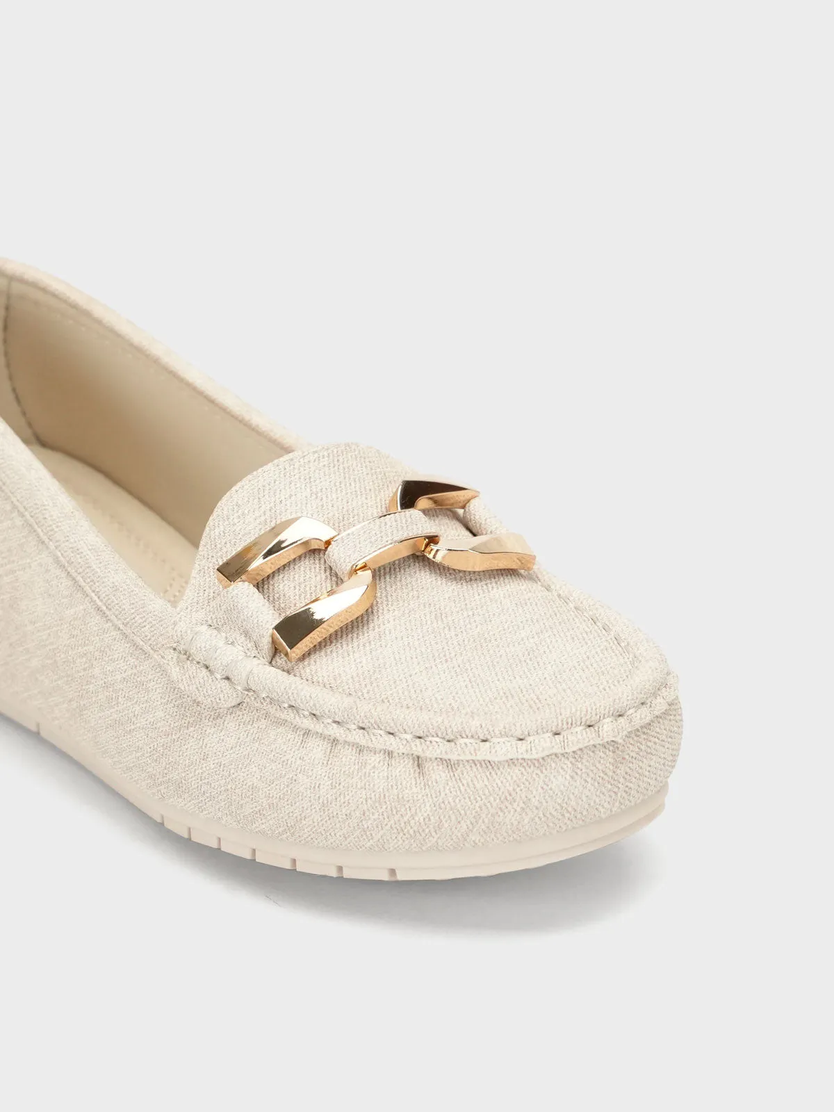 Womens "SUTARA" Comfy Buckle Moccasins