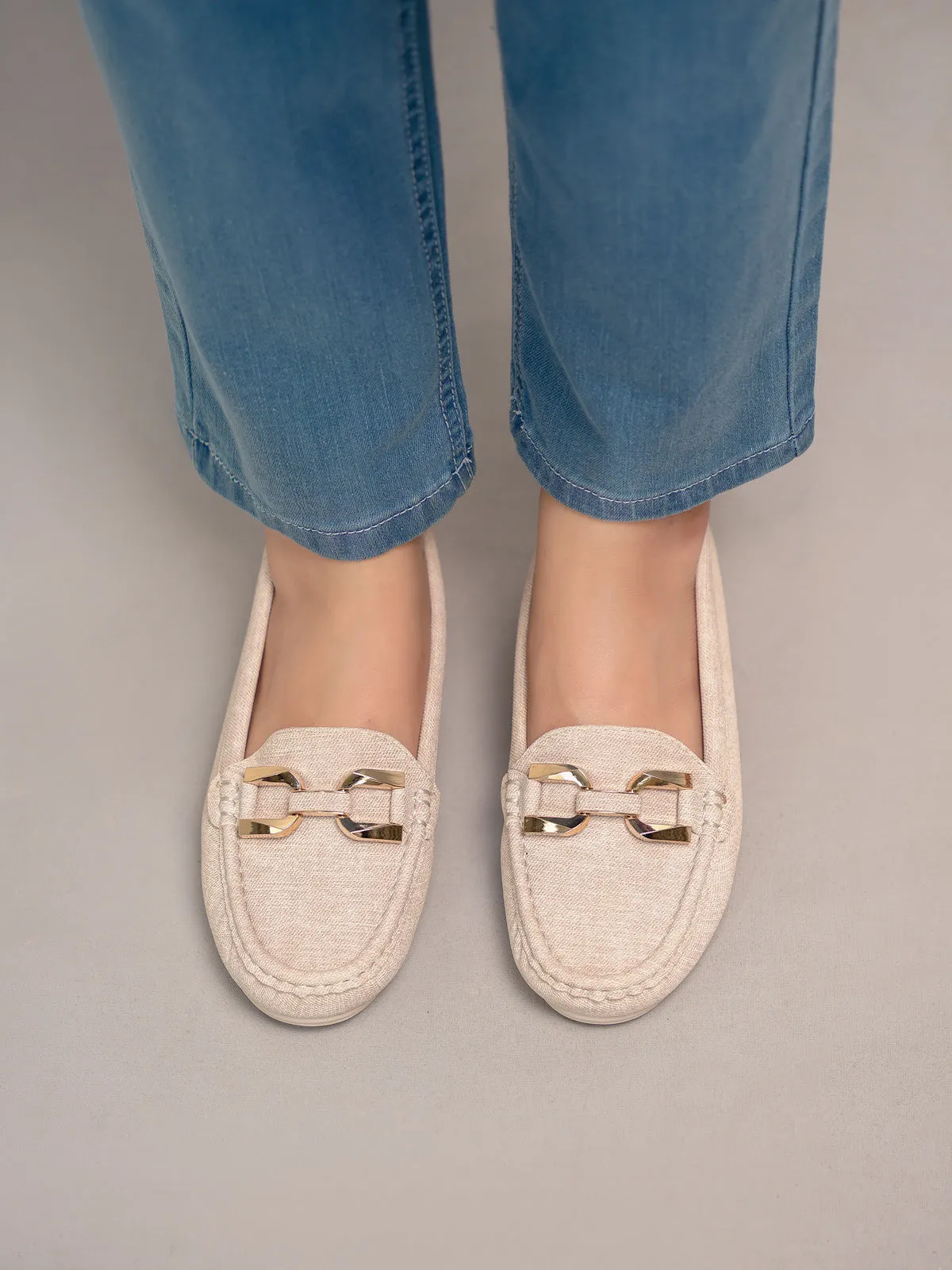 Womens "SUTARA" Comfy Buckle Moccasins