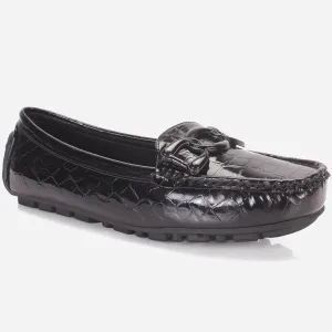 Women's "TULIP" Flat Comfy Slide In Moccasins