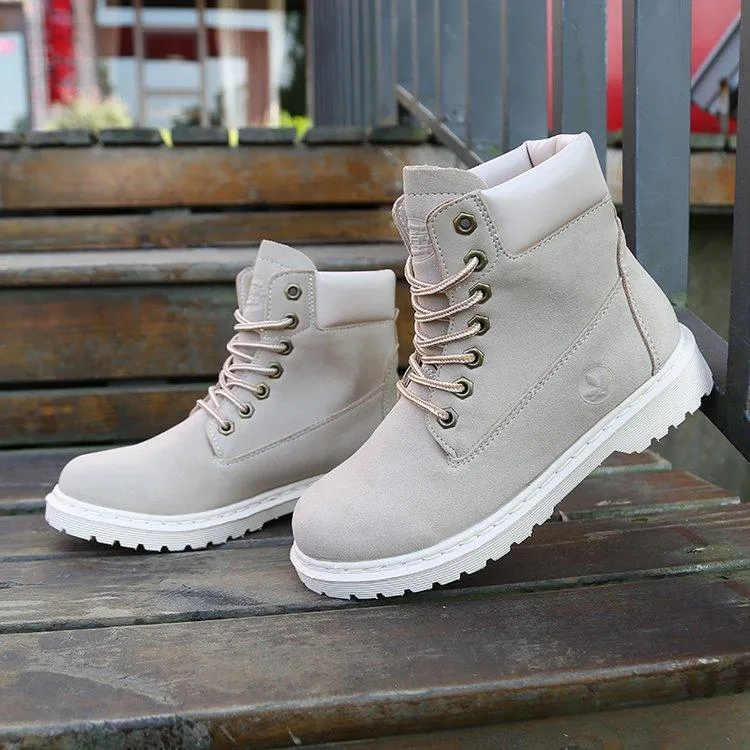 Women's shoes with thick heels and high tops
