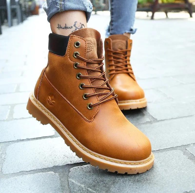 Women's shoes with thick heels and high tops