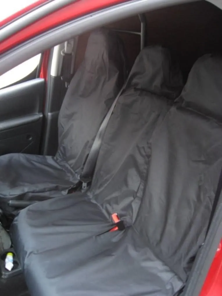 XtremeAuto Universal Black Heavy Duty Van Seat Cover Set