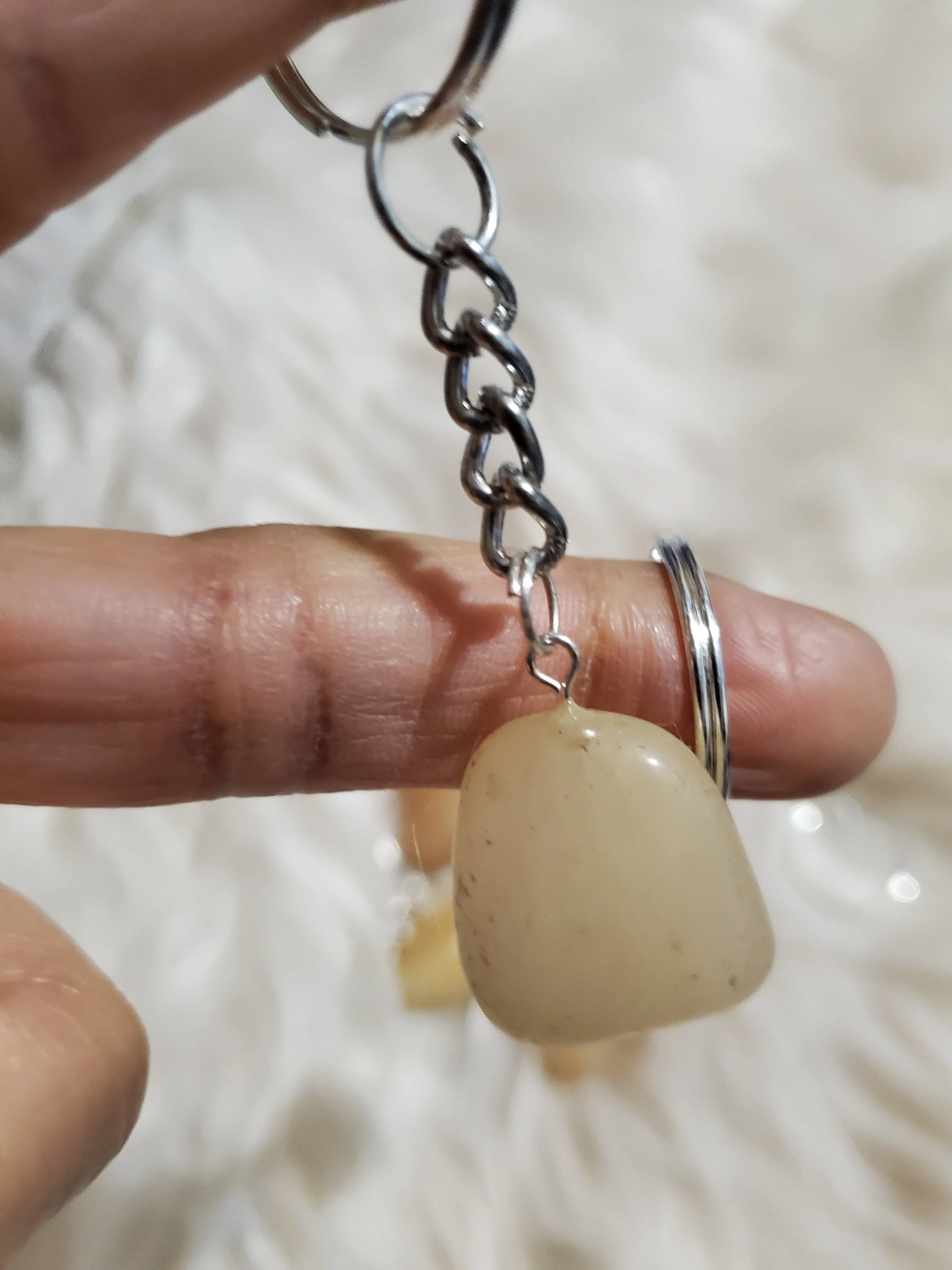 Yellow Quartz Keychain