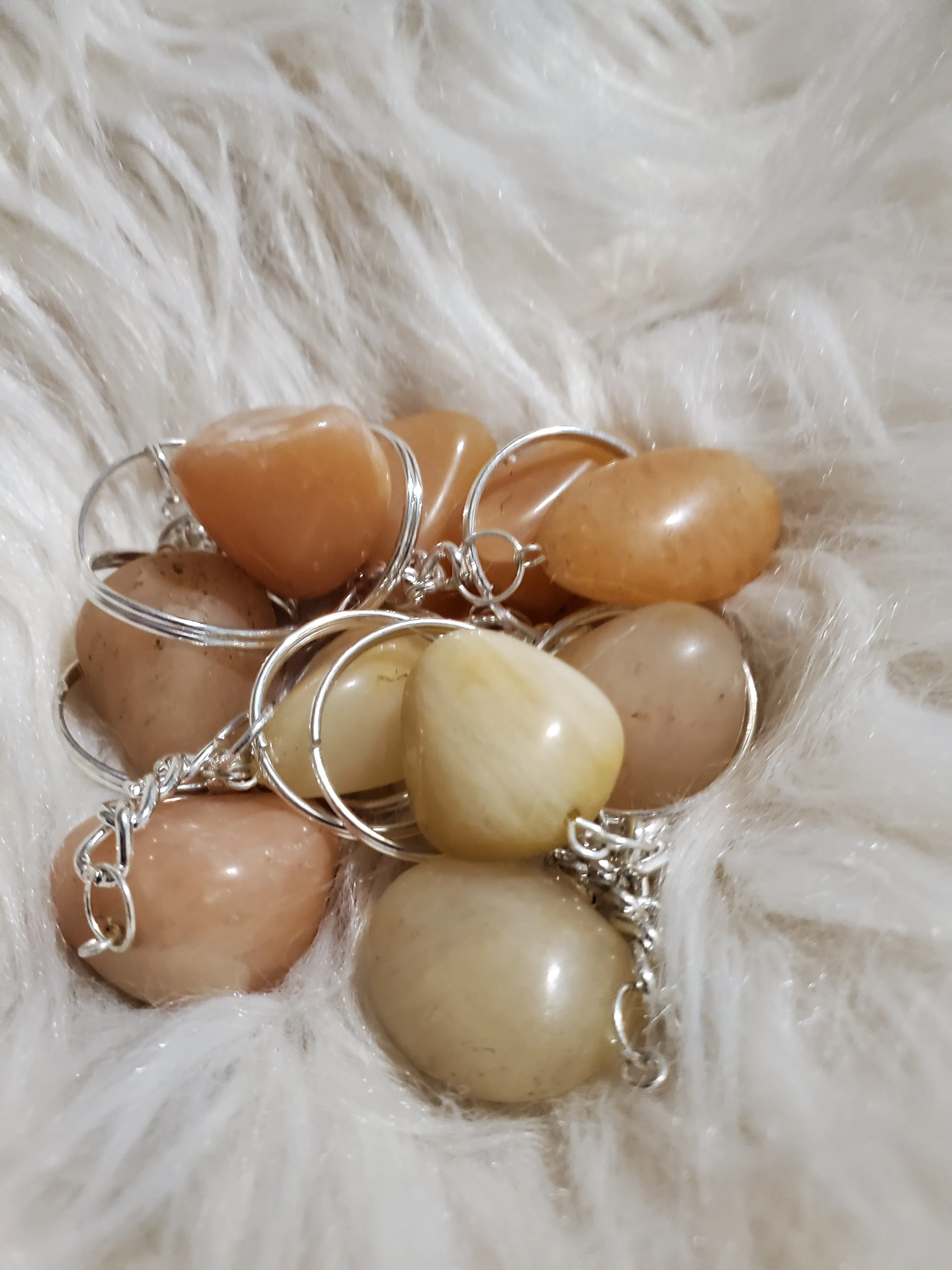 Yellow Quartz Keychain