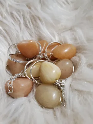 Yellow Quartz Keychain